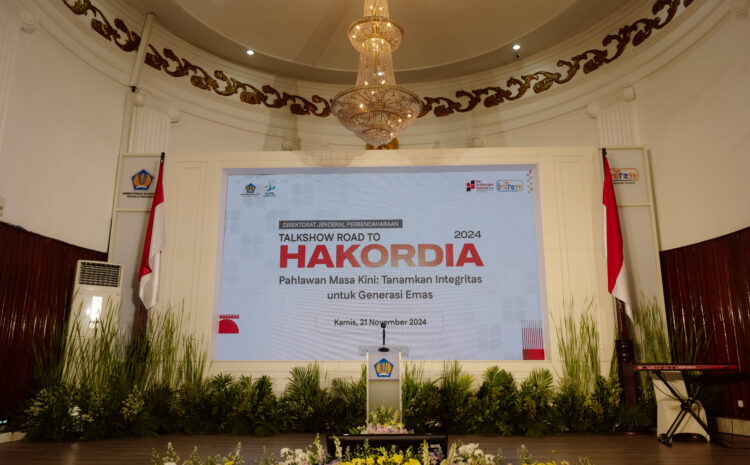  Integritas untuk Generasi Emas: Talkshow Road to HAKORDIA 2024