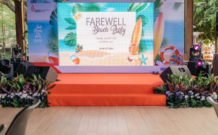  🌊 Farewell Beach Party Retail LPG Sales – Sukses Bersama Event Organizer Jakarta Profesional